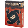 Boîte du jeu Loups-Garous de Thiercelieux avec illustration sombre d’un loup-garou noir sur fond rouge.