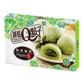 Mochis japonais au thé vert dans une boîte de 210 g – Taiwan Dessert