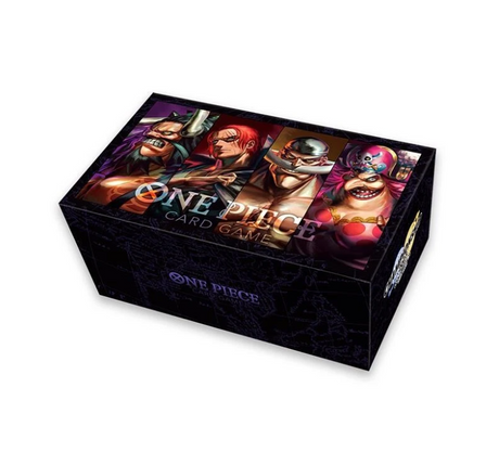 Tapis de jeu officiel One Piece Card Game Special Goods Set "Four Emperors" avec Kaido, Shanks, Barbe Blanche et Big Mom (Championship 2023)