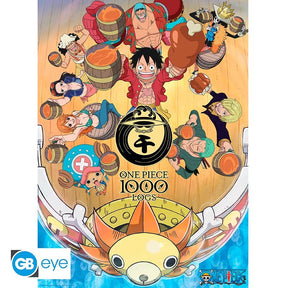 ONE PIECE - Poster Chibi 52x38 - 1000 Logs Fête