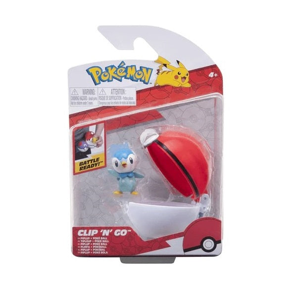 Pokémon Clip'n'Go Tiplouf avec Pokéball