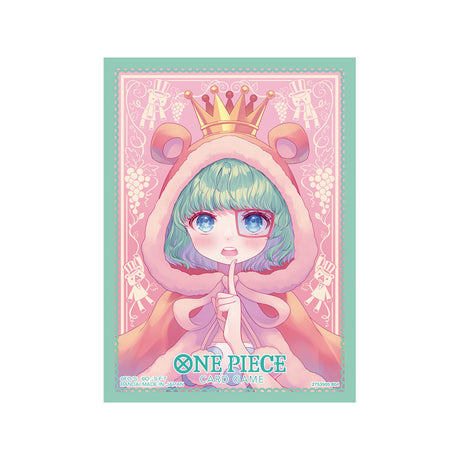 Protège-cartes officiels One Piece Card Game Sugar – sleeves Bandai 70 cartes design rose pastel