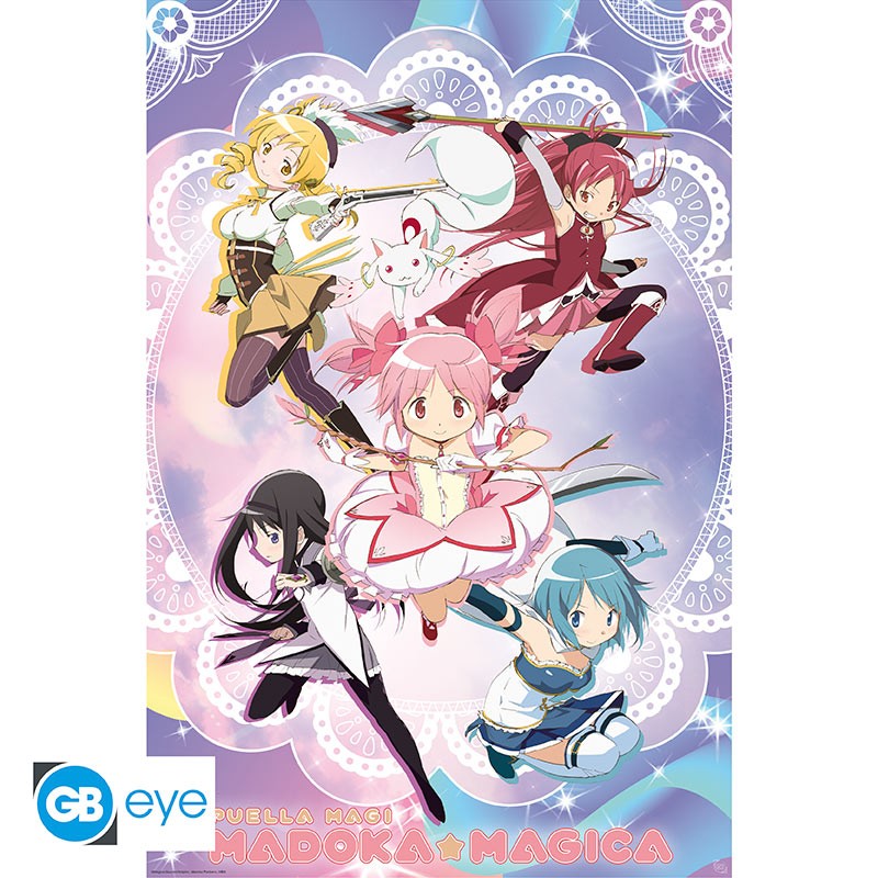 PUELLA MAGI MADOKA MAGICA - Poster Maxi 91,5x61 - Groupe