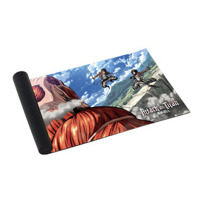 💥 Tapis de Jeu Attack on Titan – Titan Colossal vs Bataillon d’Exploration | Édition Officielle