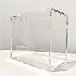Boîte de protection en plexiglass transparent avec couvercle aimanté pour boosters et cartes de collection.