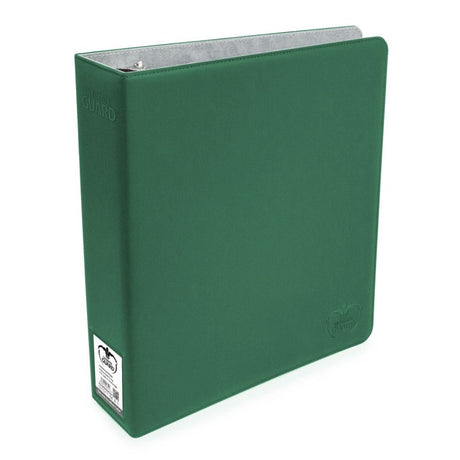 Classeur 3 anneaux Ultimate Guard XenoSkin vert, format US standard, texture antidérapante.