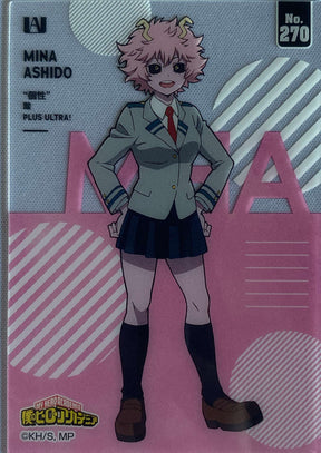 MY HERO ACADEMIA Clear Card Collectable Mina Ashido N°270 - Bandai