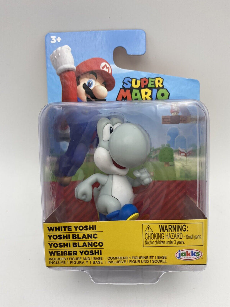 Figurine Jouet Super Mario - Yoshi Blanc Jakks Pacific