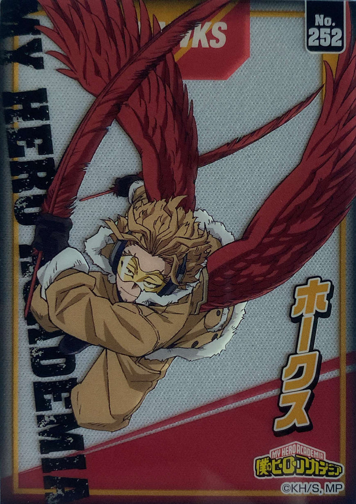 MY HERO ACADEMIA Clear Card Collectable Hawks N°252 - Bandai