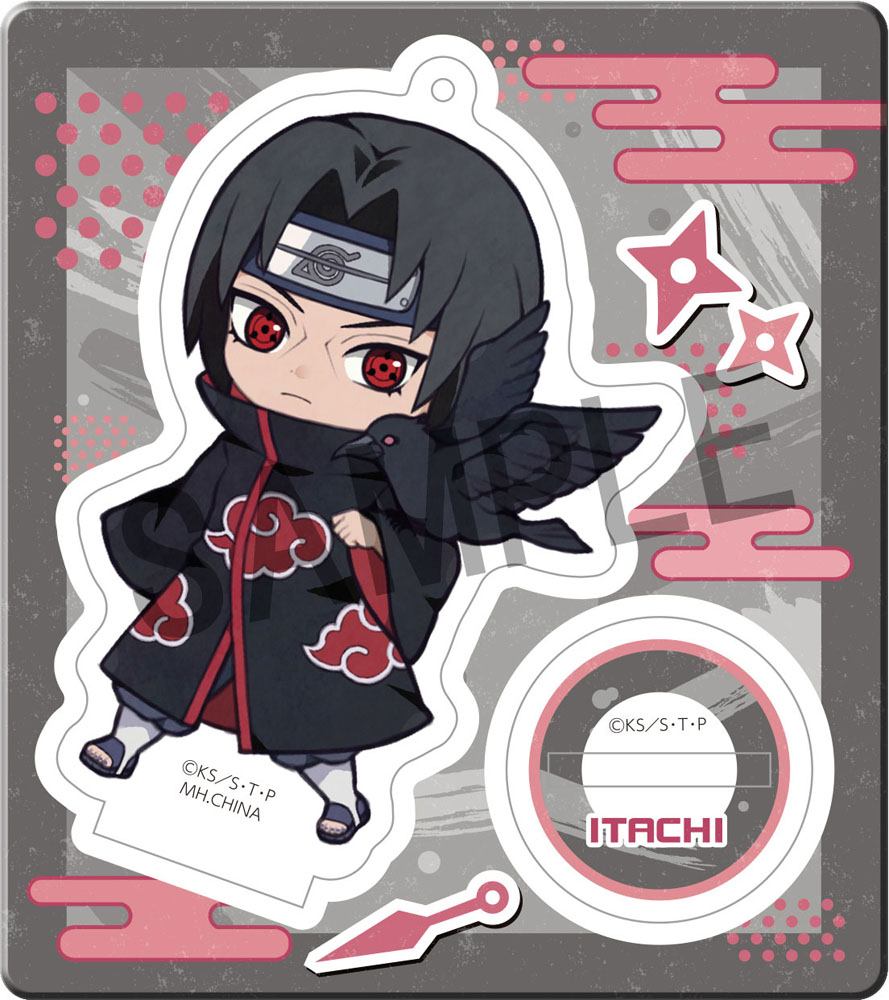 Naruto assortiment figurines acrylique TokoToko Mascot Vol. 1 - Itachi Uchiha