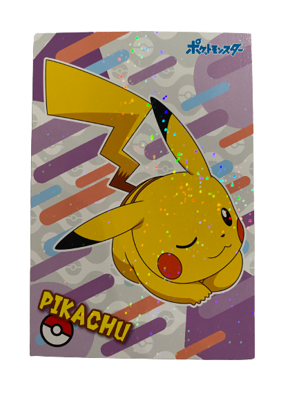 Pikachu Battle Bromide Gum Card Holo Pokemon Japanese