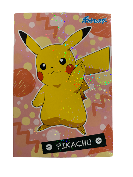 Pikachu Battle Bromide Gum Card Holo Pokemon Japanese