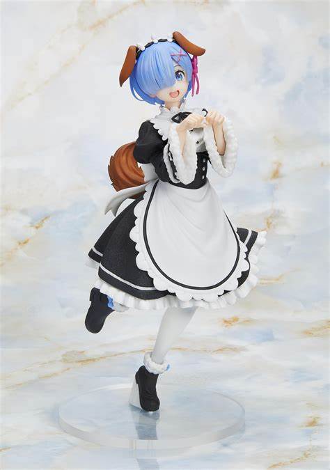 Re:Zero Figurine PVC Coreful Rem Memory Snow Dog Ver.