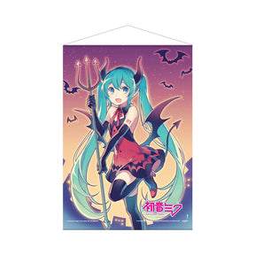 HATSUNE MIKU - WALL SCROLL - MIKU AUTUMN (HALLOWEEN) FABRIC