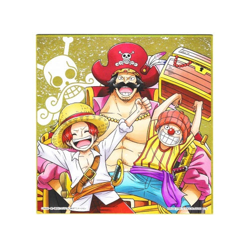 Shikishi One Piece - Shanks, Gol D. Roger & Baggy