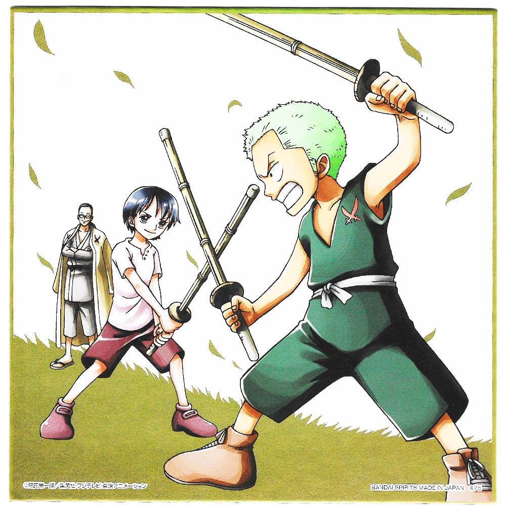 Shikishi One Piece - Kuina & Roronoa Zoro