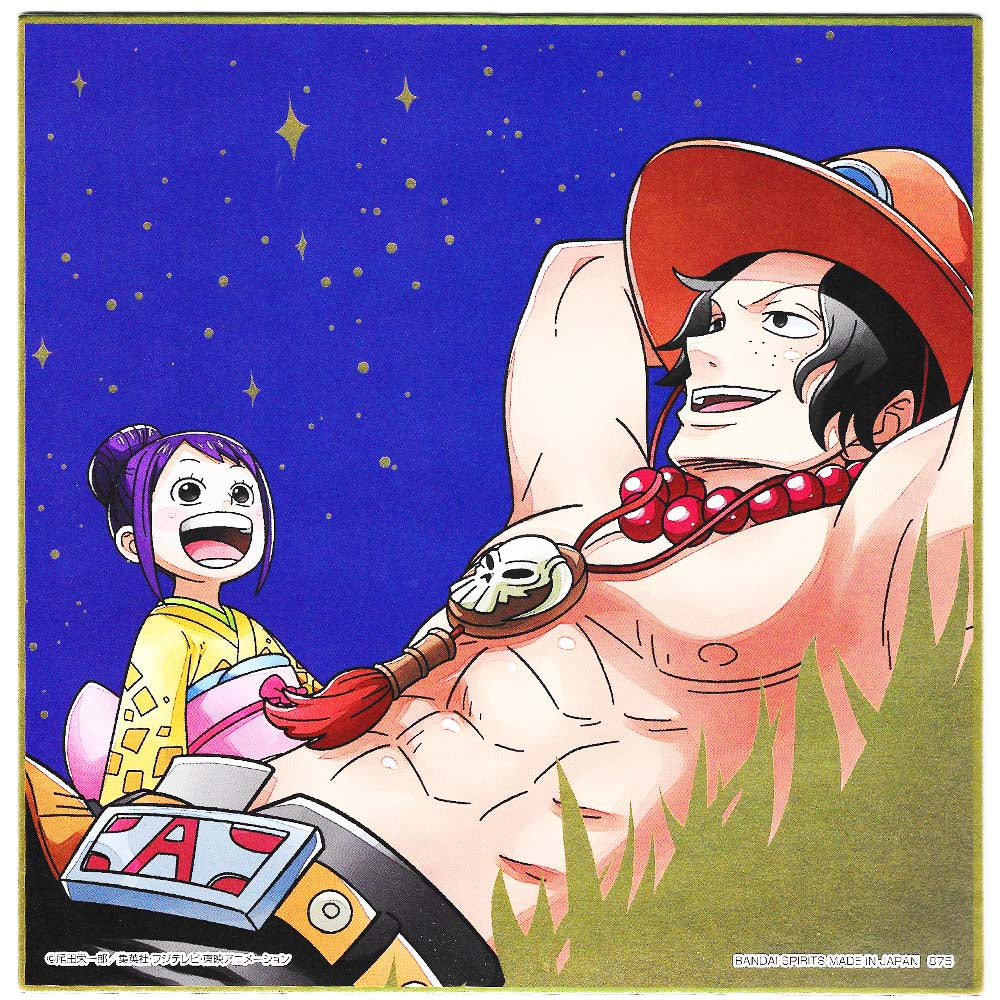 Shikishi One Piece - Tama & Portgas D. Ace