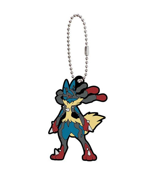 Pokemon Rubber Mascot 20 Keychain Porte Clé M Lucario