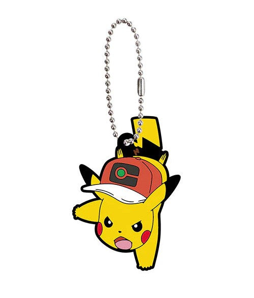 Pokemon Rubber Mascot 20 Keychain Porte Clé Pikachu