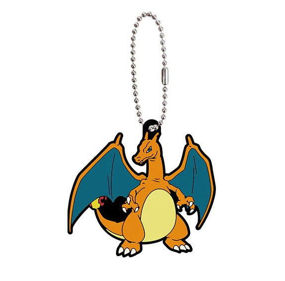Pokemon Rubber Mascot 20 Keychain Porte Clé Dracaufeu